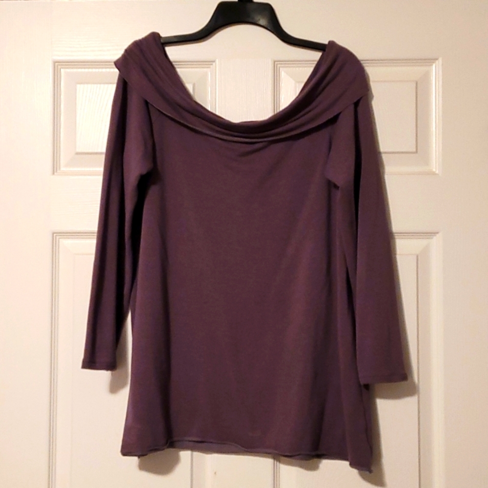 Off shoulder Long Sleeve Shirt